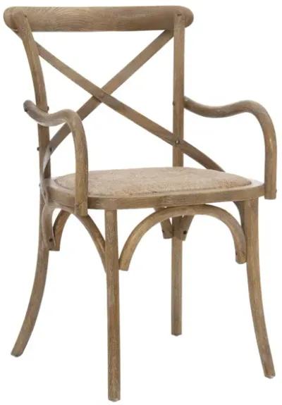 Linon Connelly Armchair Ash Gray