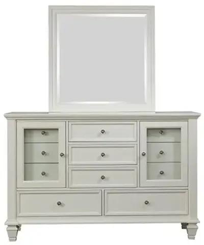 Coaster Sandy Beach 11-Drawer Dresser Cream White