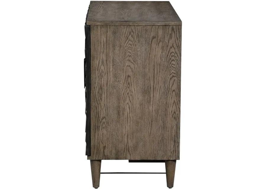 SHIELD DARK EBONY ACCENT CABINET