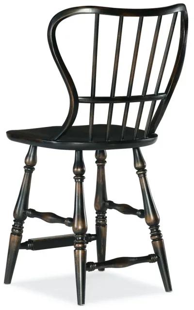 Hooker Furniture Ciao Bella Spindle Back Counter Stool Black