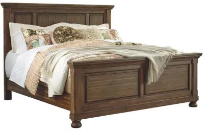 Ashley Flynnter Medium Brown California King Panel Bed