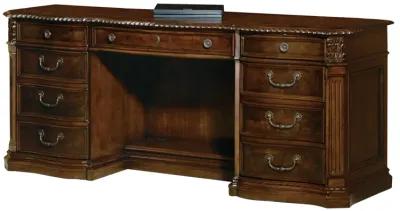 Hekman Executive Credenza Walnut Burl Old World