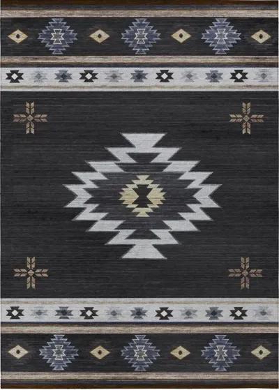 Southwestern-Inspired Geometric Diamond 5'X8' Area Rug