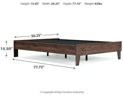 Ashley Calverson Mocha Full Platform Bed