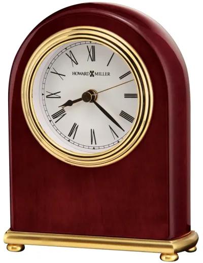 ROSEWOOD ARCH TABLETOP CLOCK