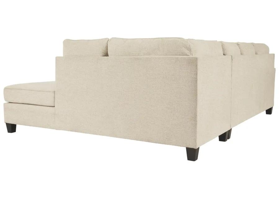 ABINGER 2-PIECE SECTIONAL WITH CHAISE NATURAL SIGNATURE DESIGN