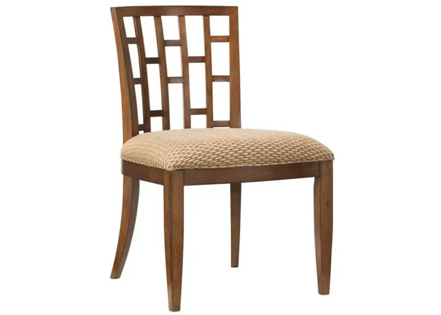 OCEAN CLUB LANAI SIDE CHAIR - BALI BROWN