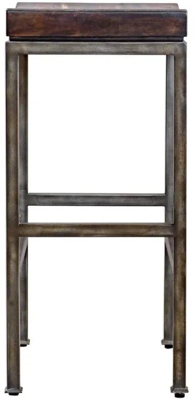 Uttermost Beck Dark Walnut Bar Stool