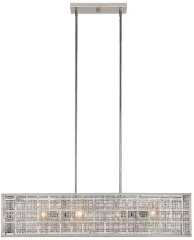 Uttermost Pendleton 4-Light Nickel Island Pendant