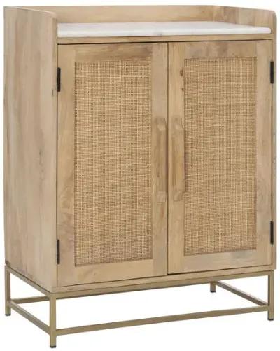 Powell Janie Rattan Bar Cabinet