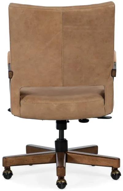 CHACE EXECUTIVE SWIVEL TILT LEATHER OFFICE CHAIR