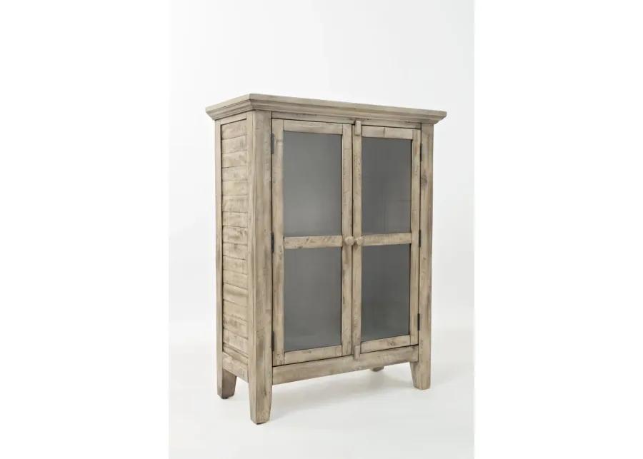 RUSTIC SHORES 2 DOOR HIGH CABINET WATCH HILL WEATHERED GREY