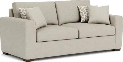 Flexsteel Collins Silver Driftwood Two-Cushion Sofa