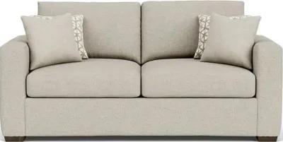 Flexsteel Collins Silver Driftwood Two-Cushion Sofa