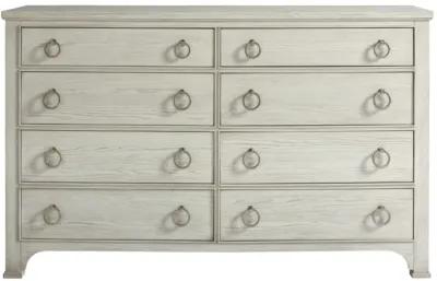 Escape 8-Drawer Dresser In a Sandbar Finish with Antique Bronze Ring Pulls