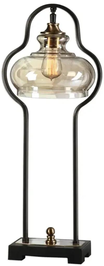 Uttermost Cotulla Aged Black Accent Lamp