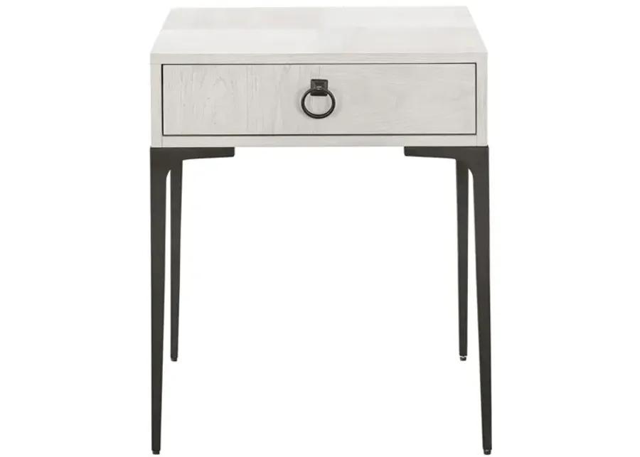 DAHLIA DARK GRAY/LIGHT GRAY SQUARE END TABLE