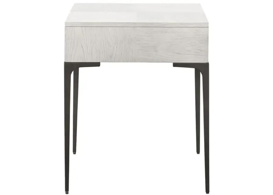 DAHLIA DARK GRAY/LIGHT GRAY SQUARE END TABLE