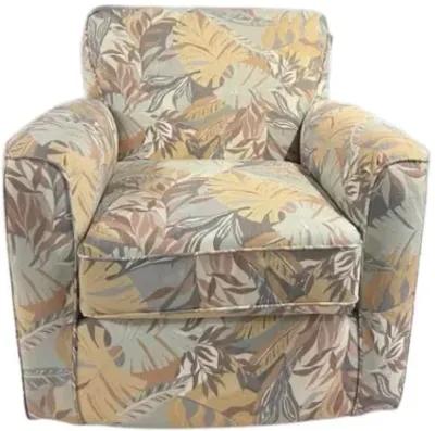 Best Home Kaylee Swivel Chair in Saffron