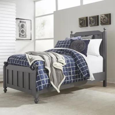 Liberty Furniture Kids/Teens Twin Panel Dark Gray Bed Cottage View