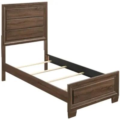 Coaster Brandon Wood Twin Panel Bed Warm Brown