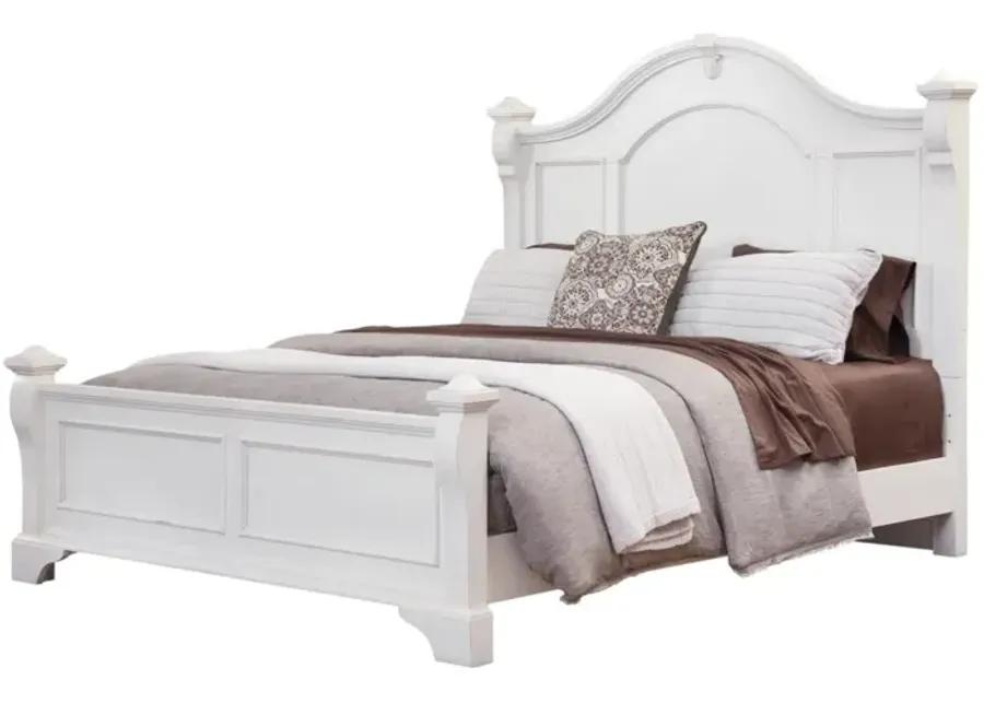 4 PCS BEDROOM SET- QUEEN BED DRESSER MIRROR NIGHTSTAND