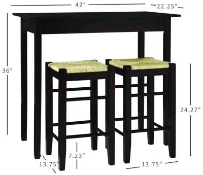 Linon Tavern 3-Piece Counter Set