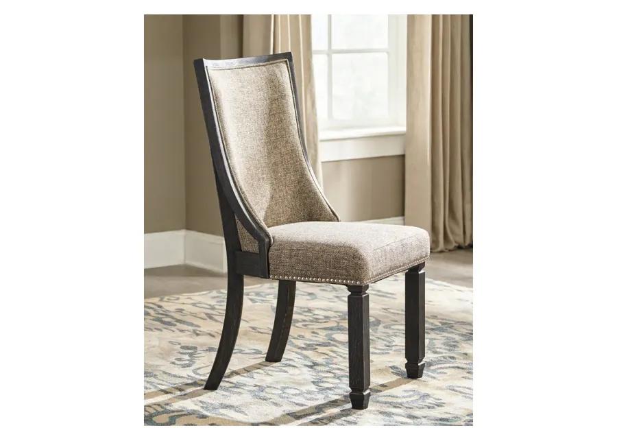 TYLER CREEK DINING CHAIR BLACK/GRAYISH BROWN SIGNATURE DESIGN