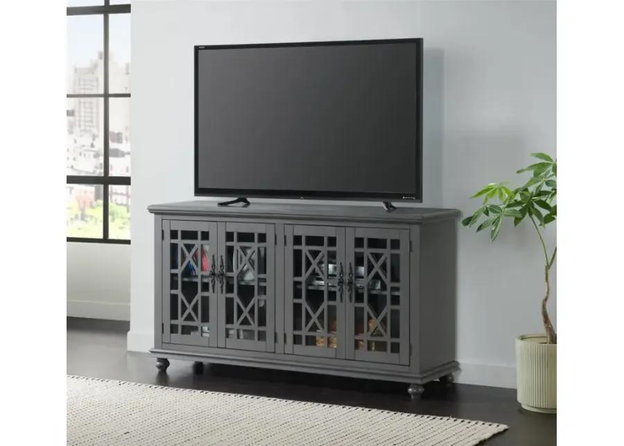 ELEGANT 63 INCH TV STAND IN GREY