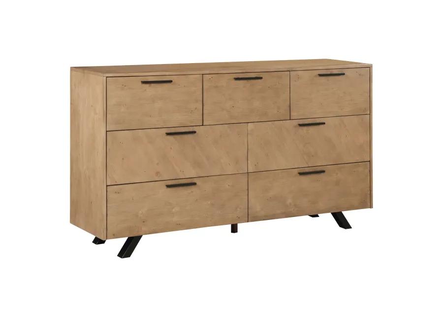 DRESSER LIGHT HONEY BROWN