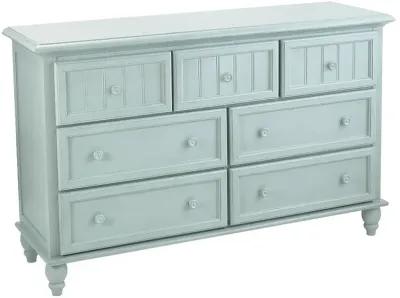 Madison Avenue Sea Haven Glacier Blue 7-Drawer Dresser