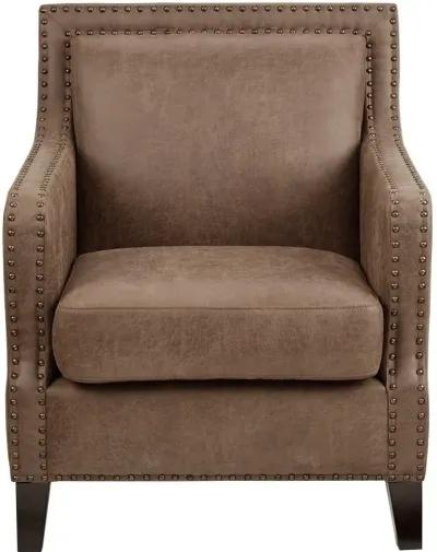 Olliix Ink+Ivy Brown Shasta Accent Chair