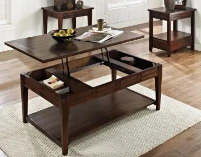 Steve Silver Crestline Lift-Top Cocktail Table with Casters