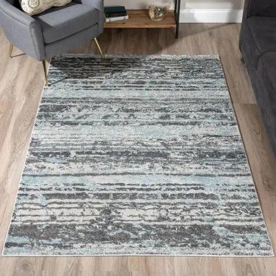 GALA SILVER 5'X7' AREA RUG