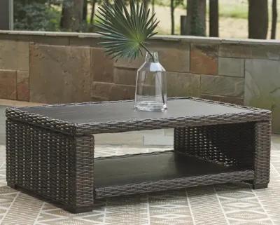 GRASSON LANE COFFEE TABLE BROWN SIGNATURE DESIGN