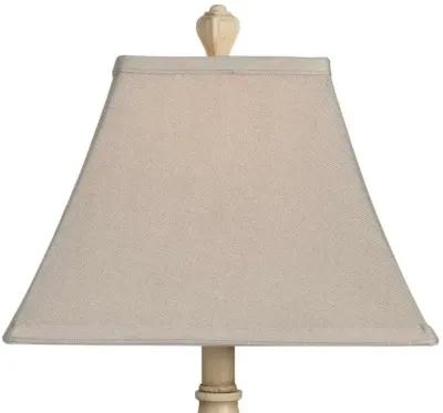 Crestview Seaside Gray Washed White Accent Lamp