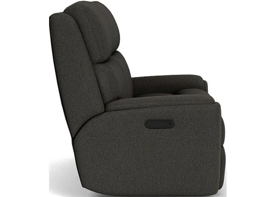 RIO PEWTER RECLINING LOVESEAT