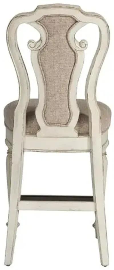 Liberty Furniture Magnolia Manor Antique White Counter Chair