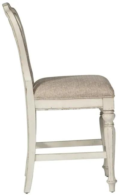 Liberty Furniture Magnolia Manor Antique White Counter Chair