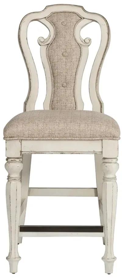 Liberty Furniture Magnolia Manor Antique White Counter Chair