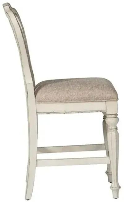 Liberty Furniture Magnolia Manor Antique White Counter Chair