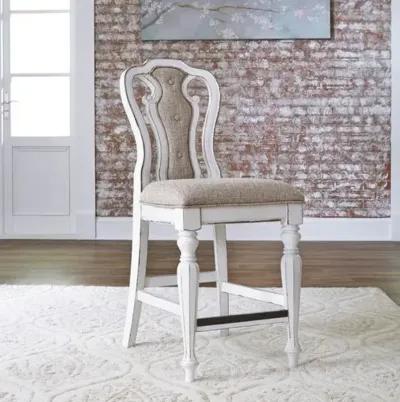 Liberty Furniture Magnolia Manor Antique White Counter Chair