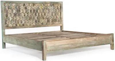 Home Trends Design Ibiza Vintage Reclaimed Teak King Bed