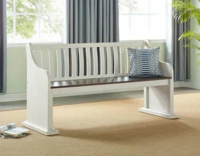 Steve Silver Joanna Bench with Back