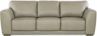 Hooker Furniture Keys Verona Sage Leather Sofa