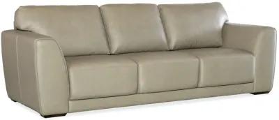 Hooker Furniture Keys Verona Sage Leather Sofa