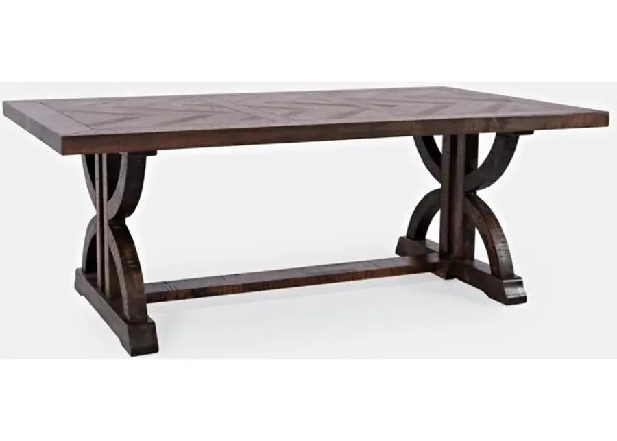 FAIRVIEW COCKTAIL TABLE DARK OAK