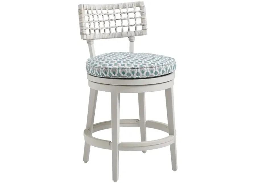 OUTDOOR SWIVEL COUNTER STOOL - SEABROOK