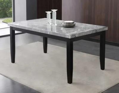 NAPOLI 64 INCH MARBLE TOP DINING TABLE