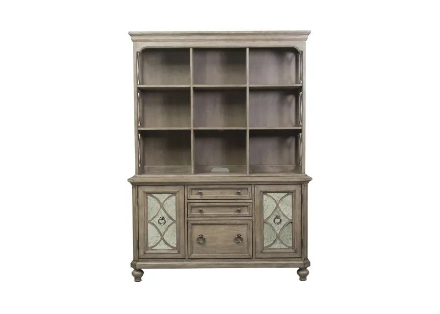 CREDENZA & HUTCH SET - SIMPLY ELEGANT